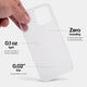 Slimmest iPhone 13 Pro max case by totallee, Frosted clear