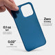 Slimmest iPhone 13 pro case by totallee, navy blue