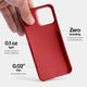 Slimmest iPhone 13 pro max case by totallee, red