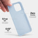 Slimmest iPhone 13 pro case by totallee, sierra blue