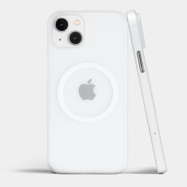 Ultra thin iPhone 14 plus case by totallee, Frosted clear