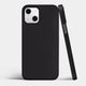 Ultra thin iPhone 14 plus case by totallee, solid black