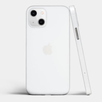 Ultra thin iPhone 14 case by totallee, Frosted clear