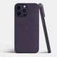 Ultra thin iPhone 14 pro max case by totallee, deep purple