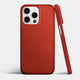 Ultra thin iPhone 14 pro max case by totallee, red