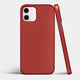Ultra thin iPhone 12 case by totallee - Thinnest case for iPhone 12, red