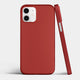 Ultra thin iPhone 12 mini case by totallee - Thinnest case for iPhone 12 mini, red