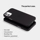 Super thin iPhone 12 mini case by totallee, Frosted black