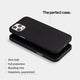 Super thin iPhone 12 pro case by totallee, Frosted black