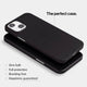 Super thin iPhone 13 mini case by totallee, Frosted black