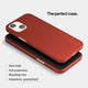 Super thin iPhone 13 mini case by totallee, red