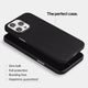 Super thin iPhone 13 pro case by totallee, Frosted black