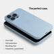 Super thin iPhone 13 pro case by totallee, sierra blue