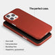 Super thin iPhone 13 pro max case by totallee, red