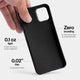 Slimmest iPhone 14 plus case by totallee, solid black