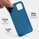 Slimmest iPhone 12 case by totallee, navy blue